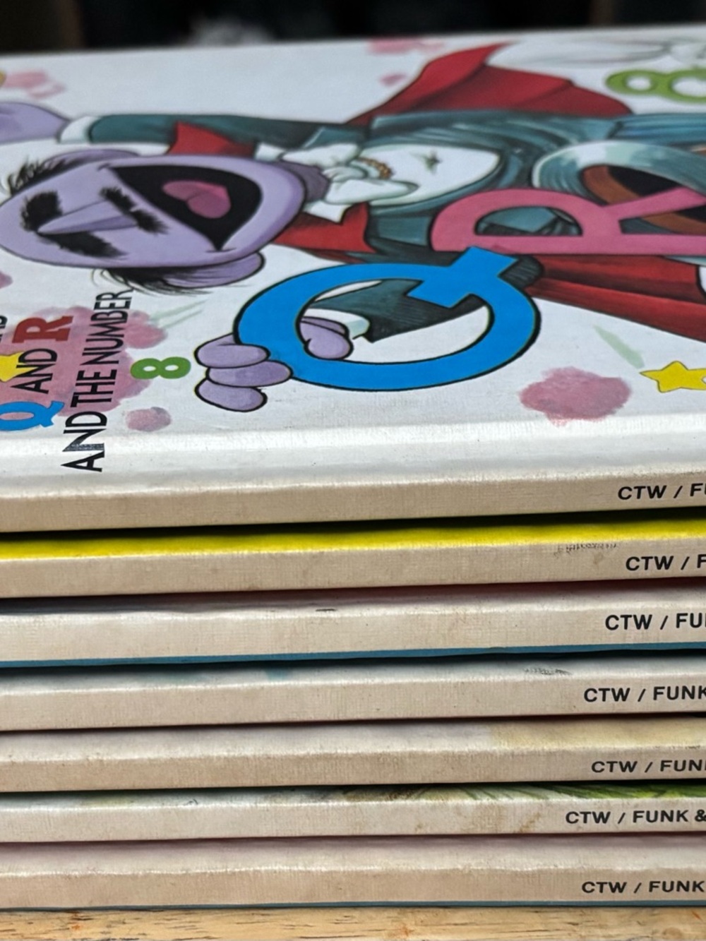 Complete vintage set of The Sesame Street Library Volumes 8-14